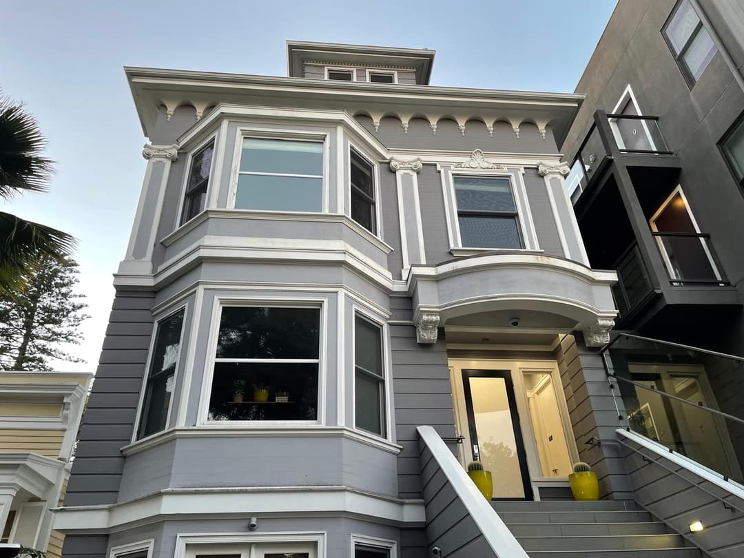 picture of a freshly painted home